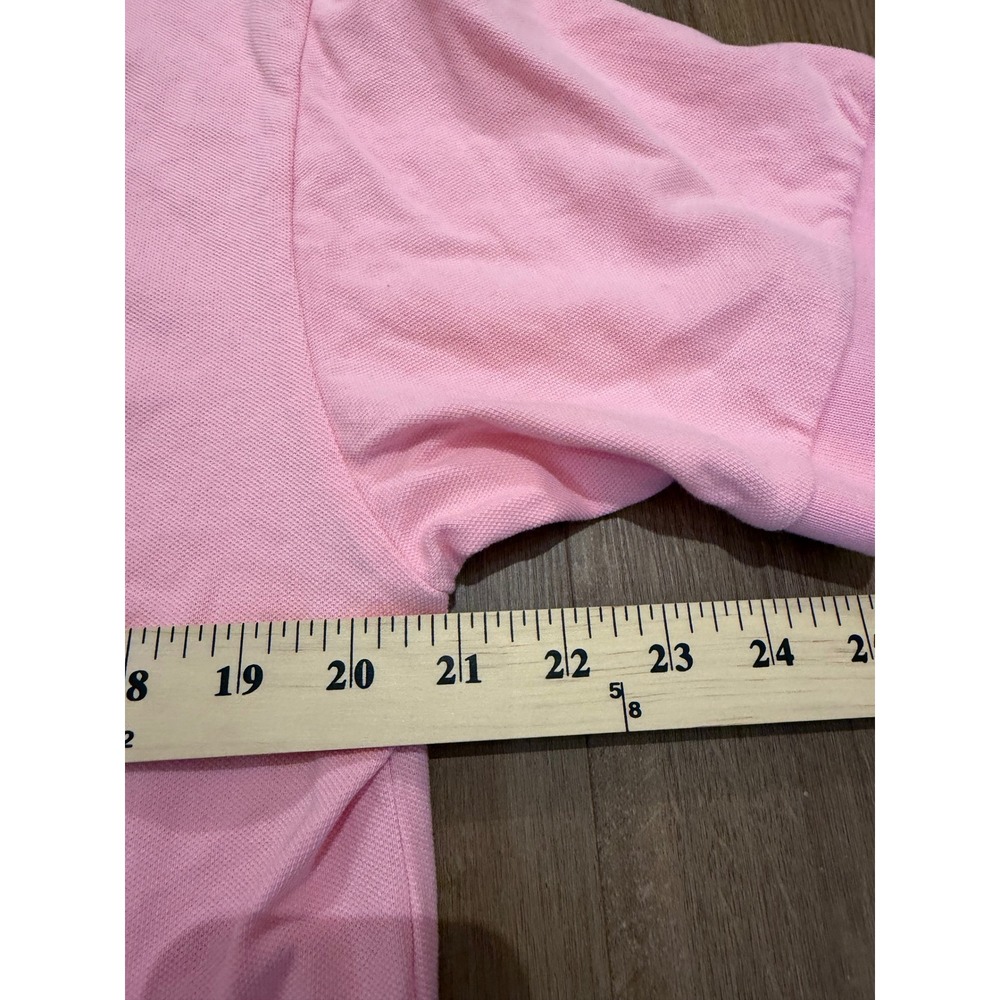 Polo Ralph Lauren Polo Shirt Mens XL Pink Custom Slim Fit Short Sleeve Cotton - Picture 6 of 7